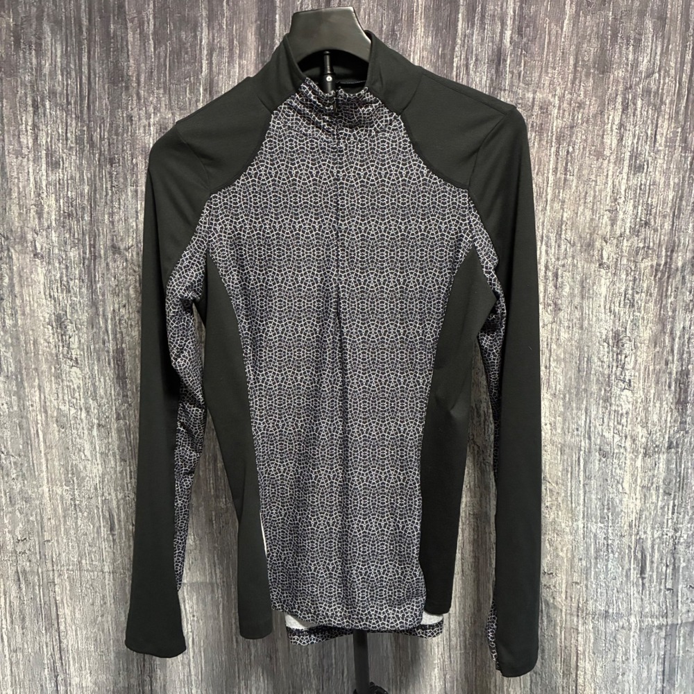 PRANA Sierra Stargazer Lightweight 1/4 Zip Performance Top Size M‎